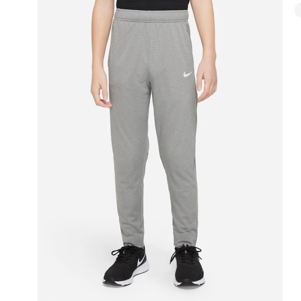 Nike Boys' (Kids) Carbon Heather Poly+Training Pants (Size L (14-16) EUC
